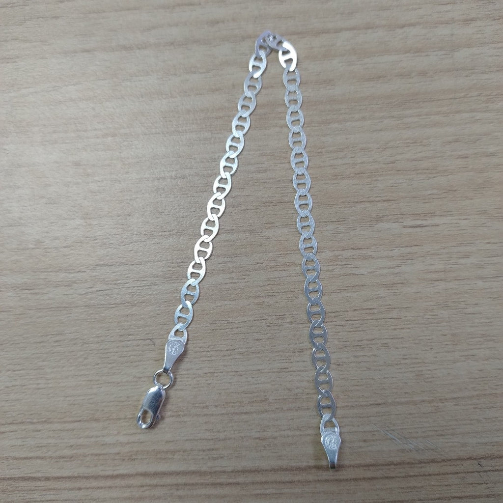 PULSERA TEJIDO GUCHI PLATA .925 18 CM 2.8 GR (NUEVO)