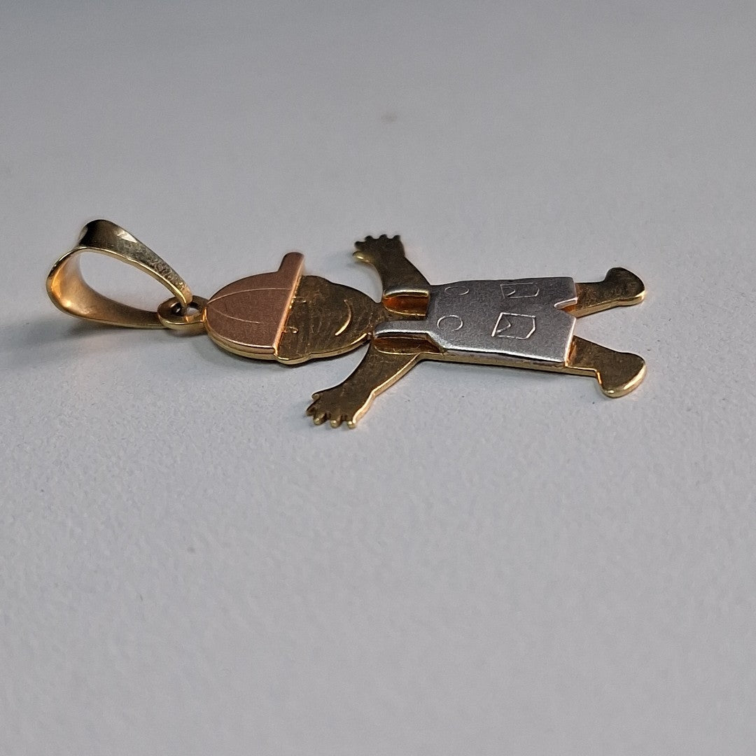 DIJE ORO COMBINADO 14 K 2,60 GRMS (SEMINUEVO)
