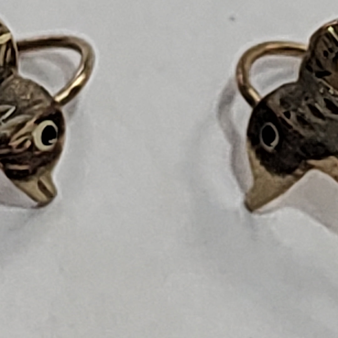 ARETES PAR ORO 10 K 1,20 GRMS (SEMINUEVO)