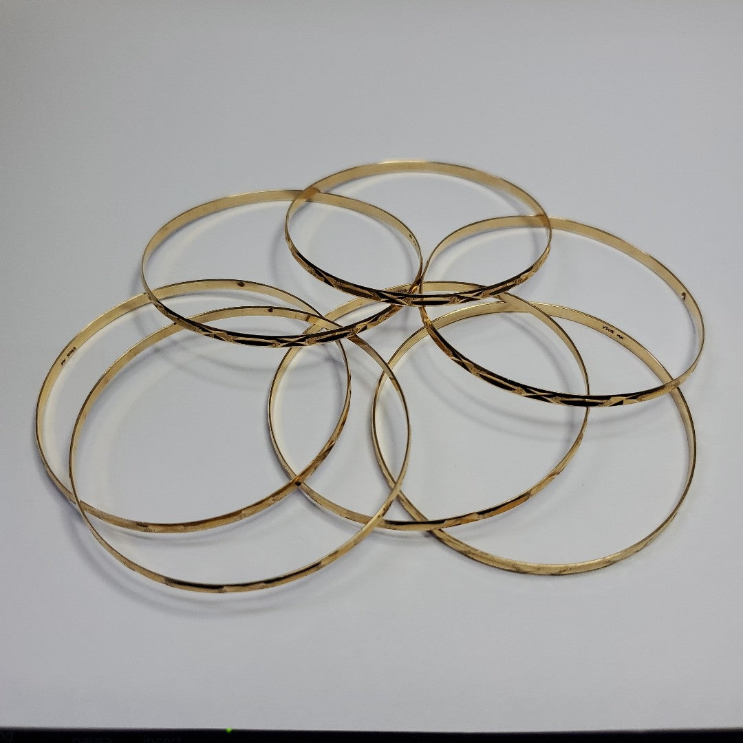 SEMANARIO DE PULSERAS ORO 14 K 33,00 GRMS (SEMINUEVO)