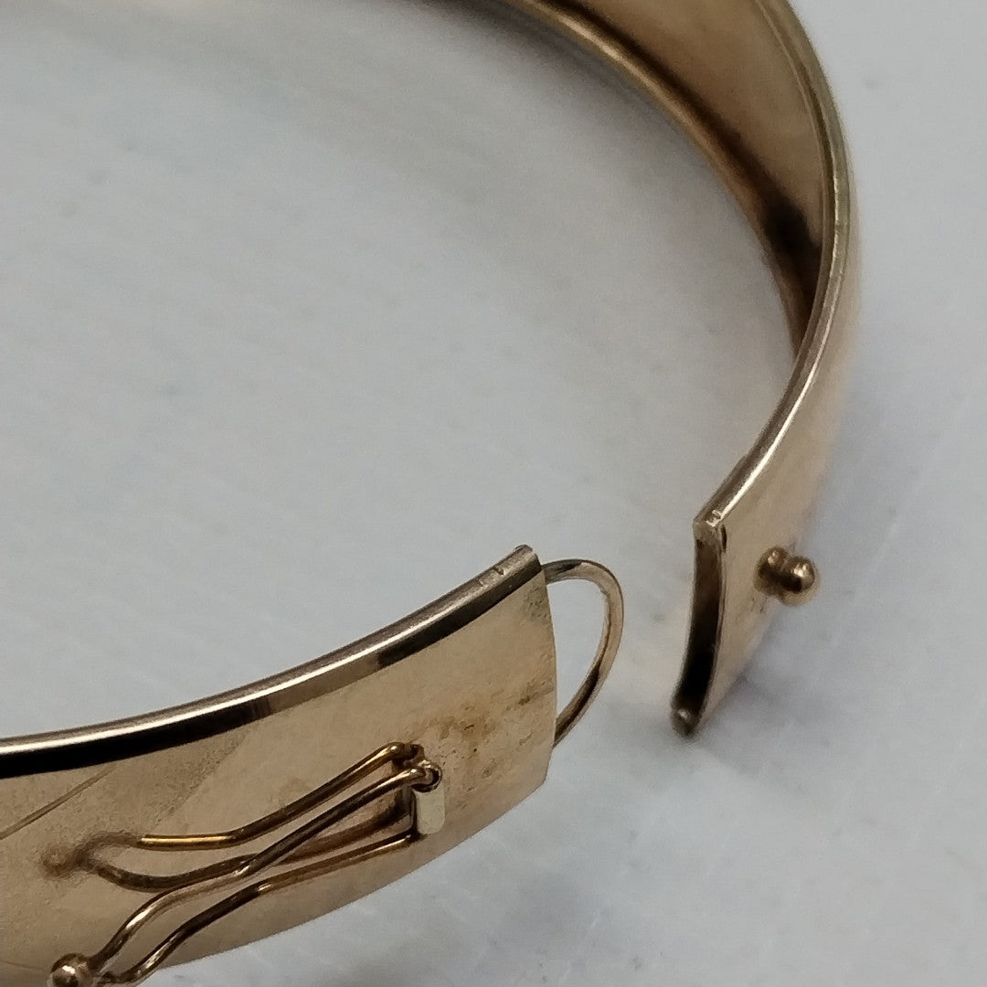 PULSERA RIGIDA ORO 10 K 14 GRMS (SEMINUEVO)