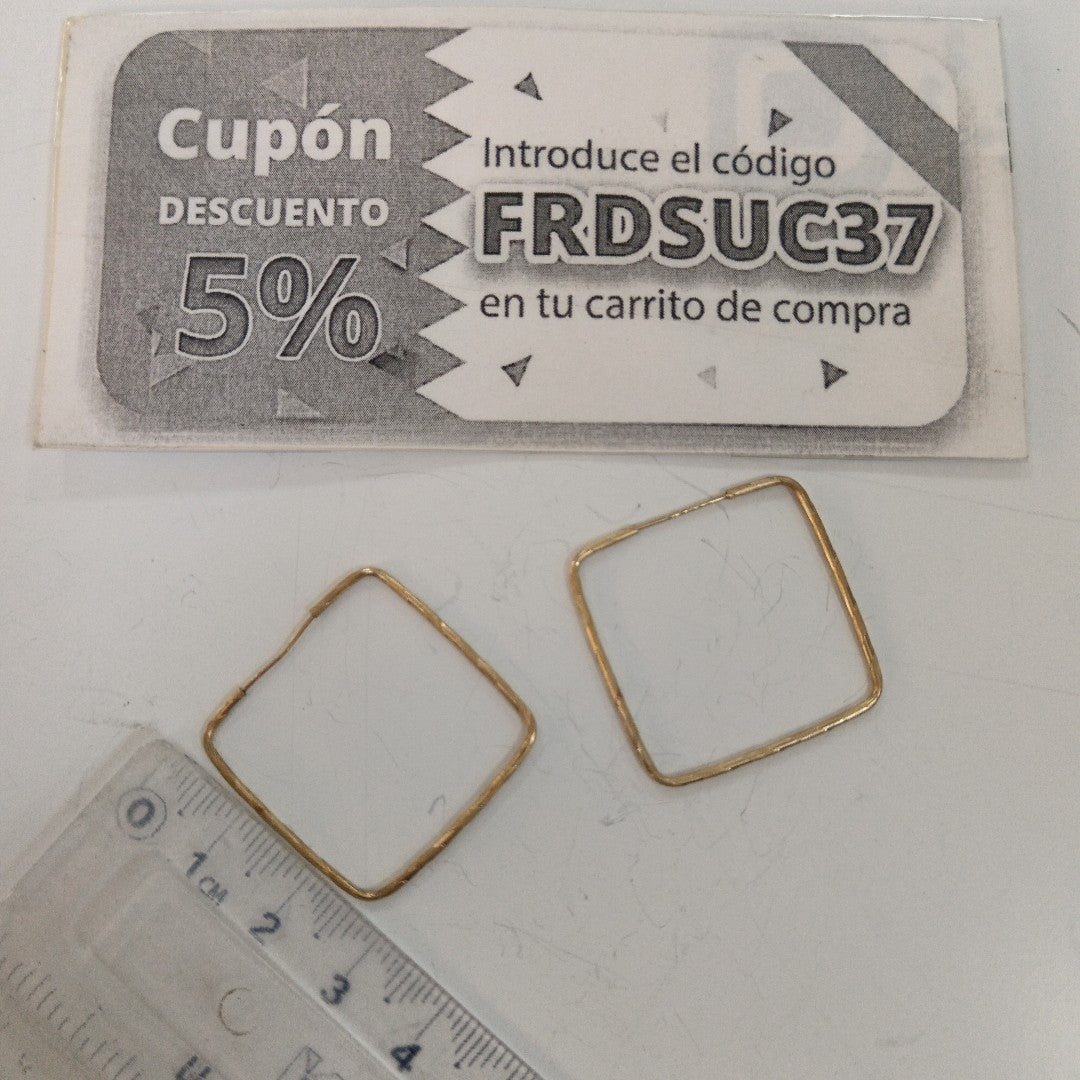 ARRACADAS PAR ORO 10 K 1,20 GRMS (SEMINUEVO)