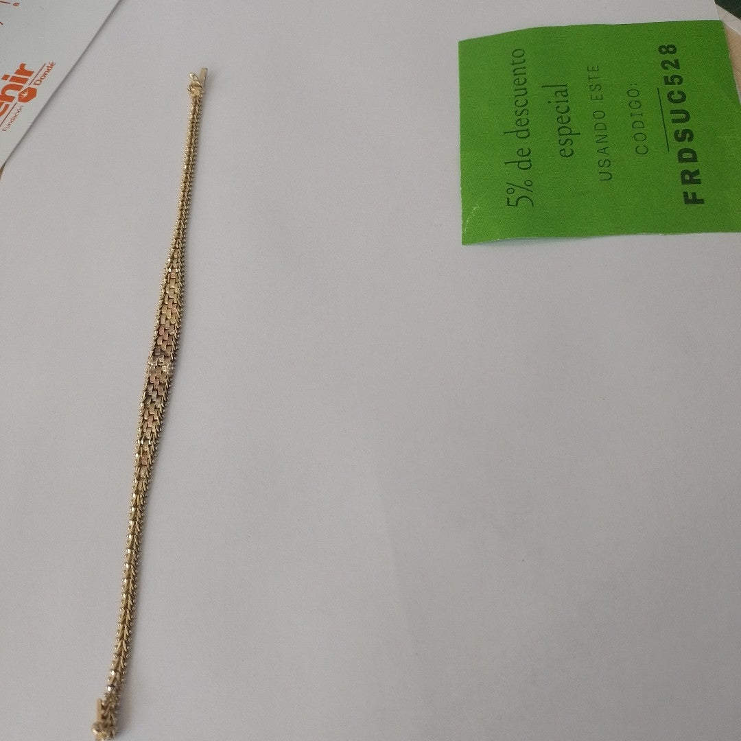 PULSERA ORO 14 K 8.5 GRMS (SEMINUEVO)