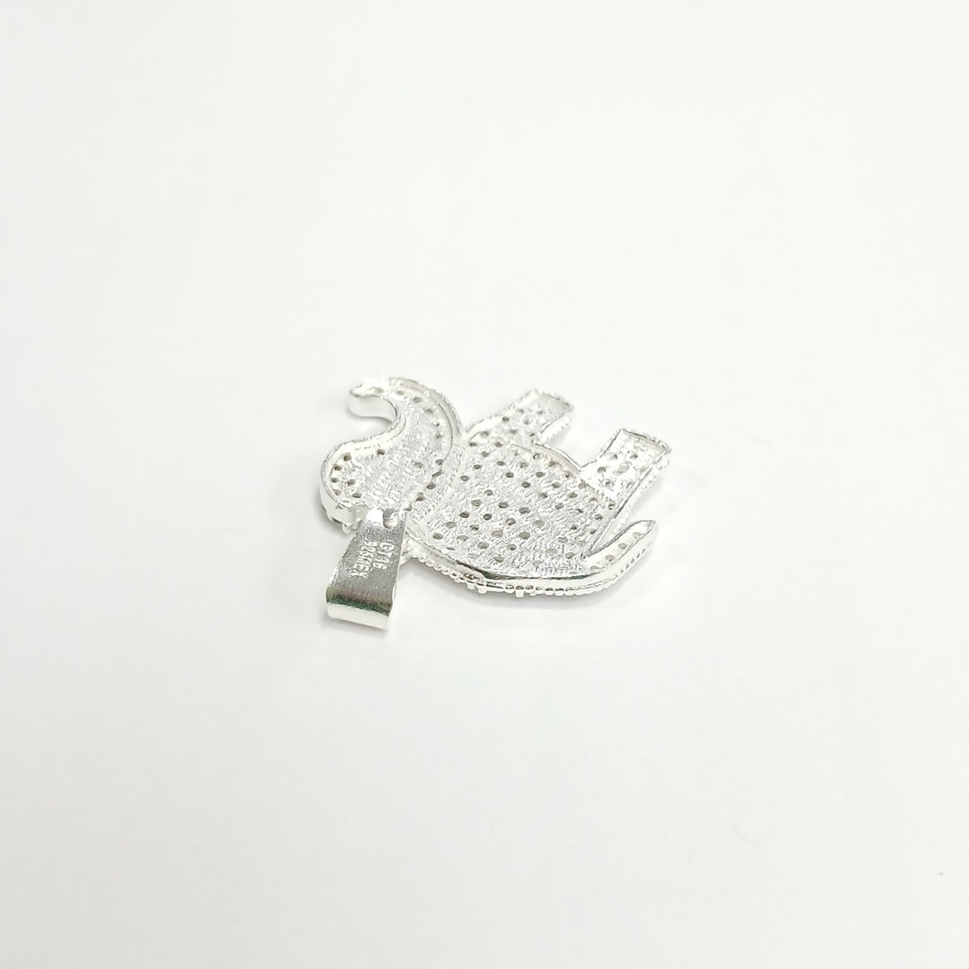 DIJE ELEFANTE C/CIRCONIAS PLATA .925 5.4 GR (NUEVO)