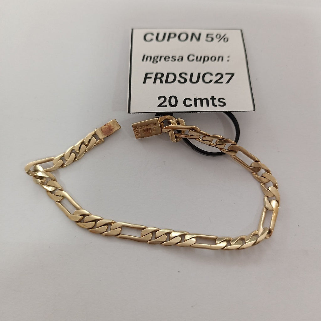 PULSERA ORO 14 K 10.6 GRMS (SEMINUEVO)