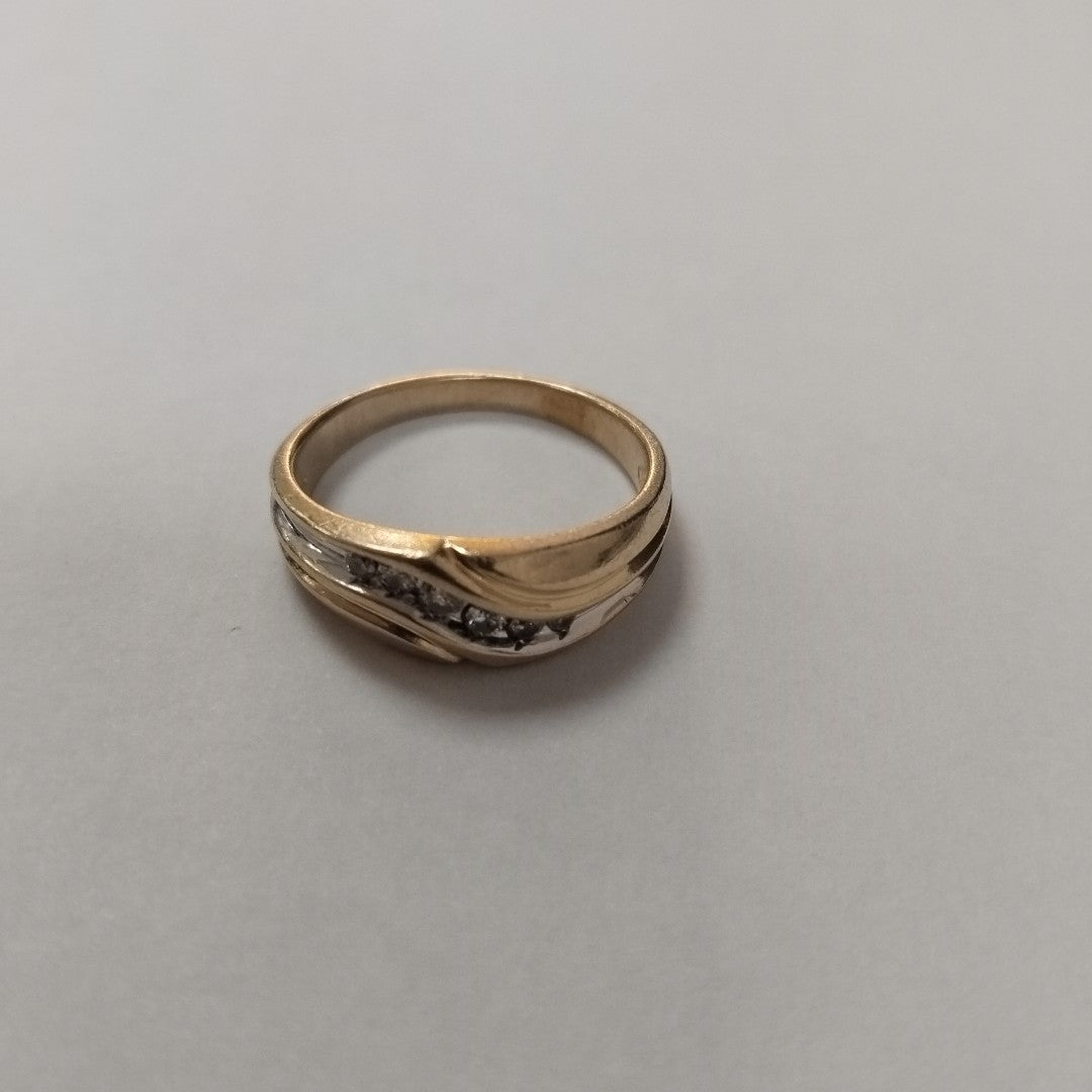 ANILLITO ORO COMBINADO 14 K 6,50 GRMS (SEMINUEVO)