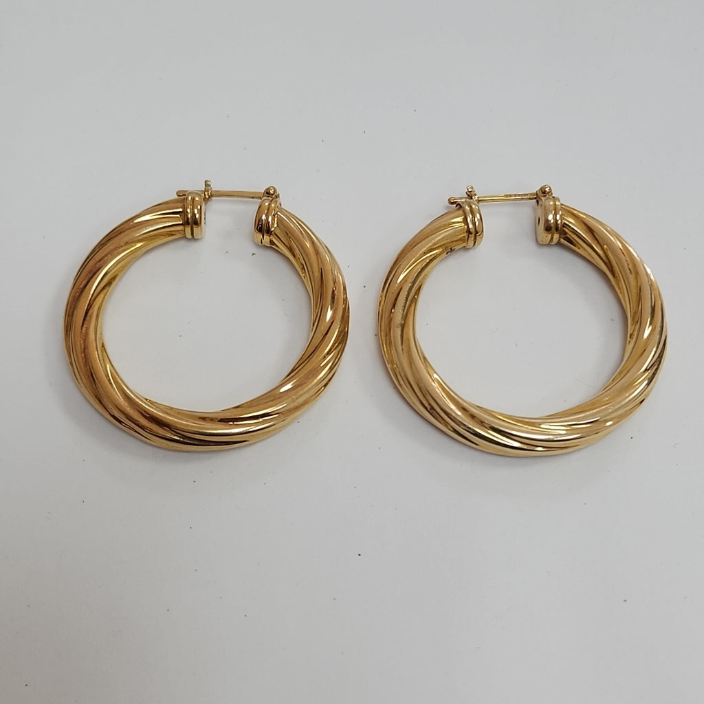 ARRACADAS PAR ORO 14 K 11.2 GRMS (SEMINUEVO)