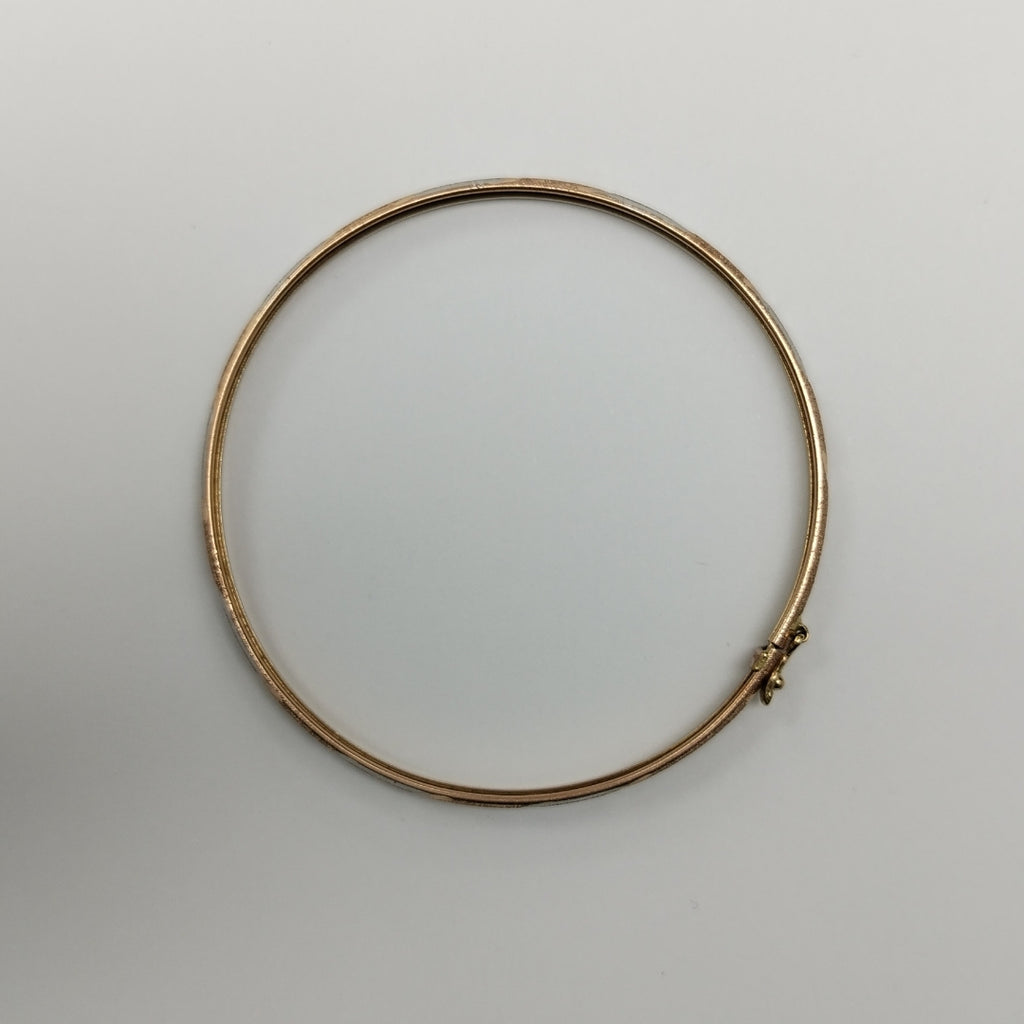 PULSERA RIGIDA ORO 14 K 4,50 GRMS (SEMINUEVO)