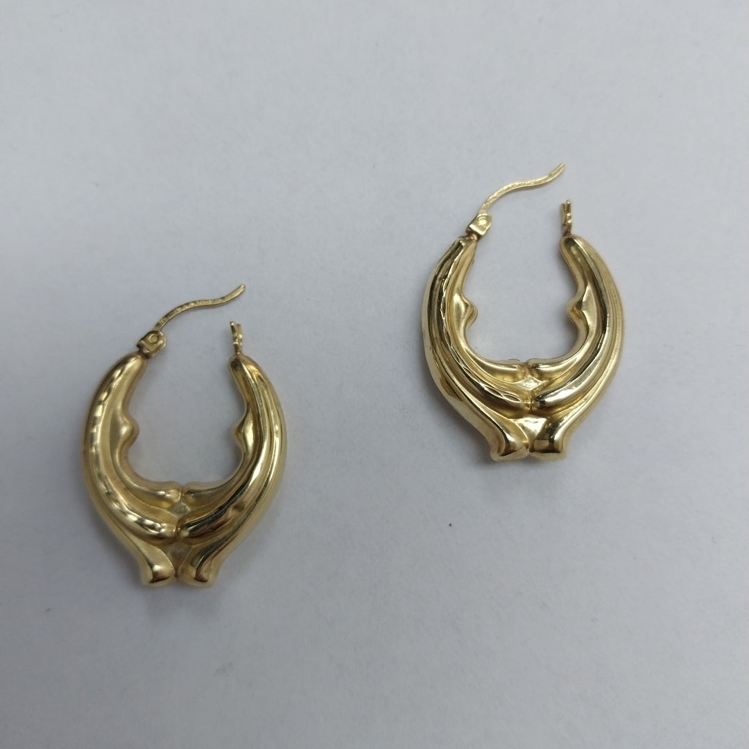 ARRACADAS PAR ORO 10 K 3.1 GRMS (SEMINUEVO)
