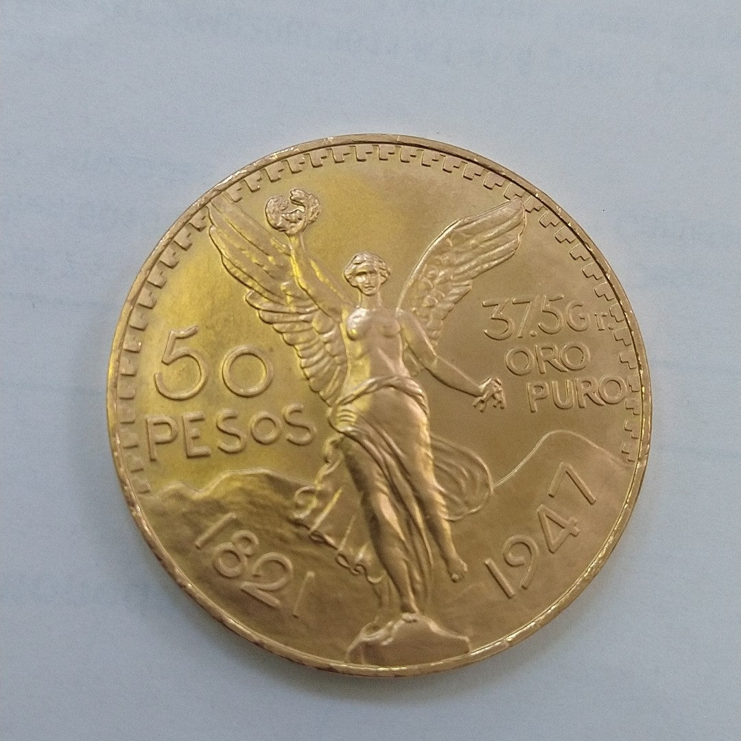 K1 41.6 GRMS 21 K IDENTIFICACIÓN MONEDA NOMINATIVA MONEDAS PESOS 50 PESOS (SEMINUEVO)