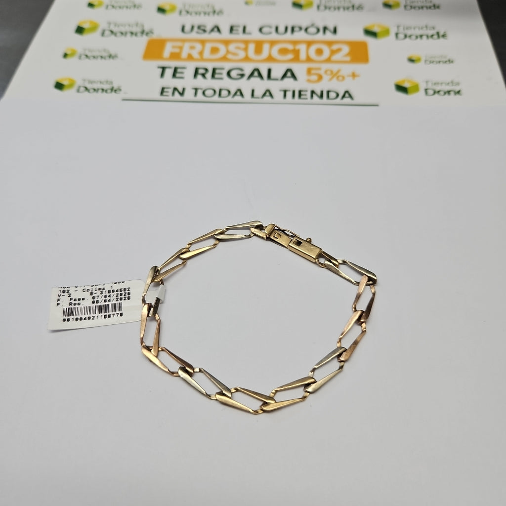 PULSERA ORO COMBINADO 14 K 7,20 GRMS (SEMINUEVO)
