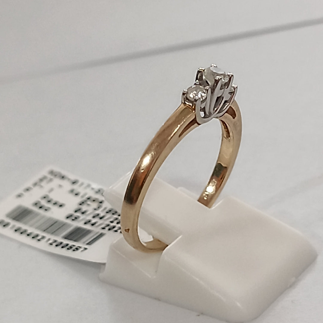 ANILLO ORO,RODIADO 14 K 2,40 GRMS (SEMINUEVO)