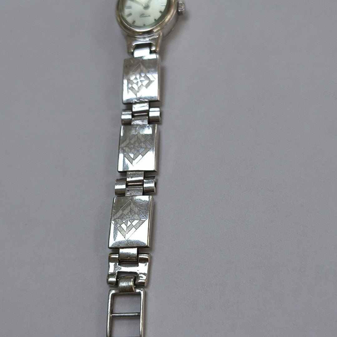 RELOJ CAJA Y PULSO ORO ORO, ORO BLANCO 14 K 25.9 GRMS (SEMINUEVO)