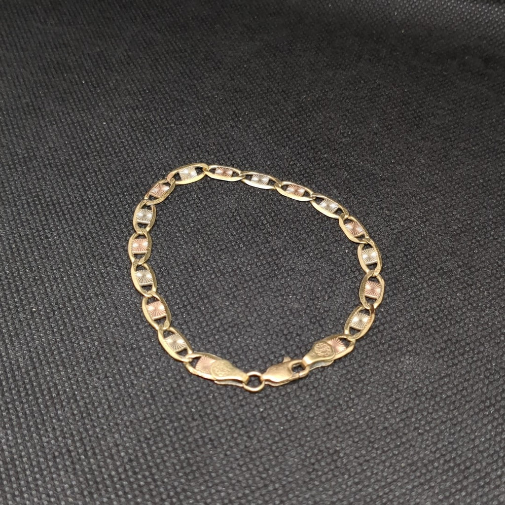 PULSERA ORO, ORO COMBINADO 8 K 7.2 GRMS (SEMINUEVO)