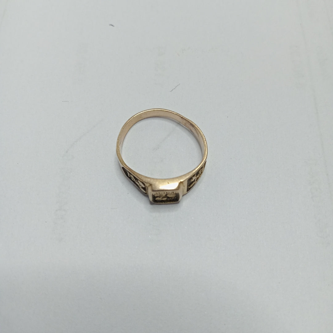 ANILLO DE GRADUACIÓN ORO 8 K 1,40 GRMS (SEMINUEVO)