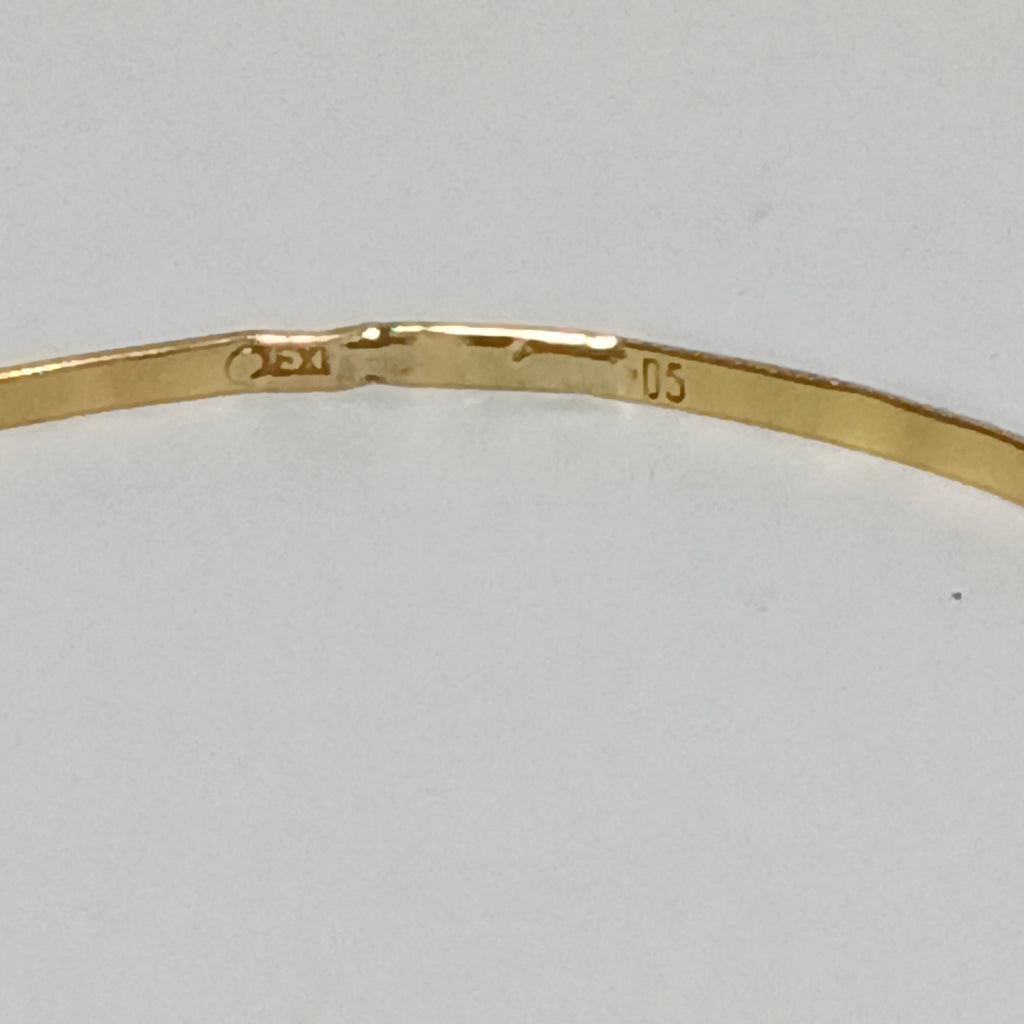 PULSERA RIGIDA ORO 18 K 3,20 GRMS (SEMINUEVO)