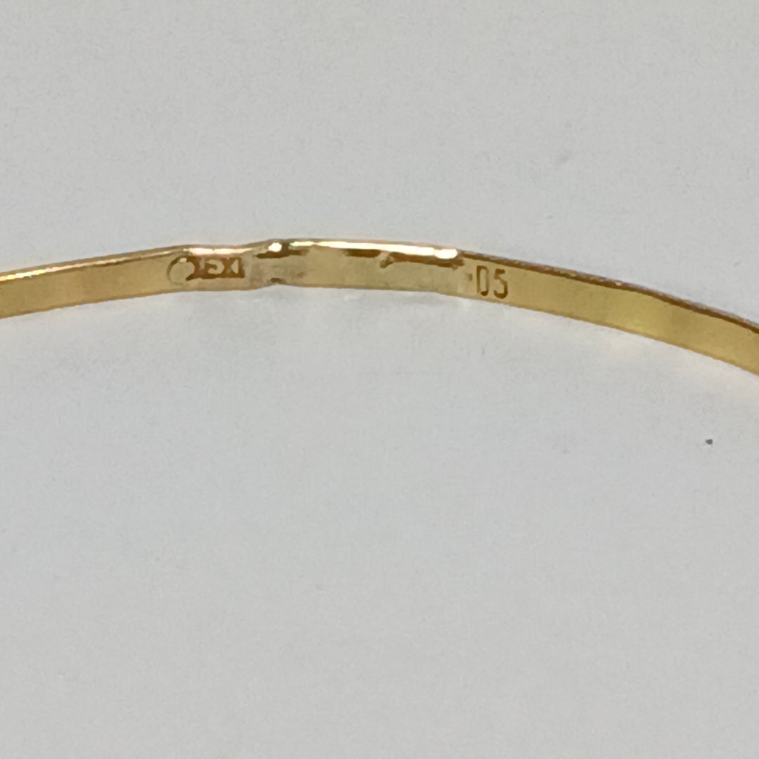 PULSERA RIGIDA ORO 18 K 3,20 GRMS (SEMINUEVO)