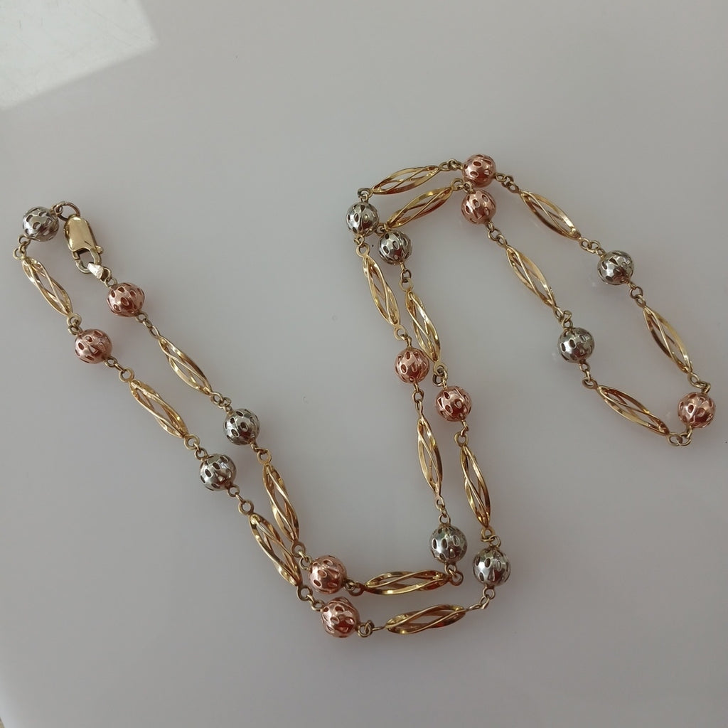 CADENA ORO COMBINADO 14 K 17,60 GRMS (SEMINUEVO)