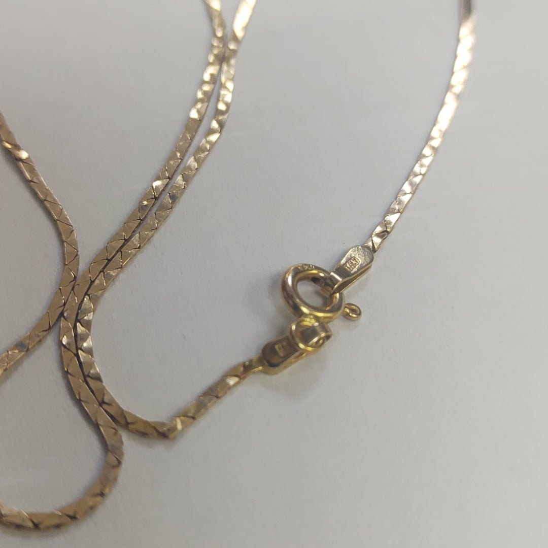 CADENA ORO 14 K 2,60 GRMS (SEMINUEVO)