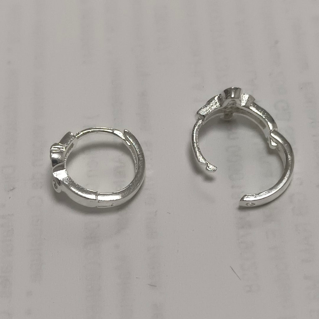 ARRACADAS C/CIRCONIAS PLATA .925 1.9 GR (NUEVO)
