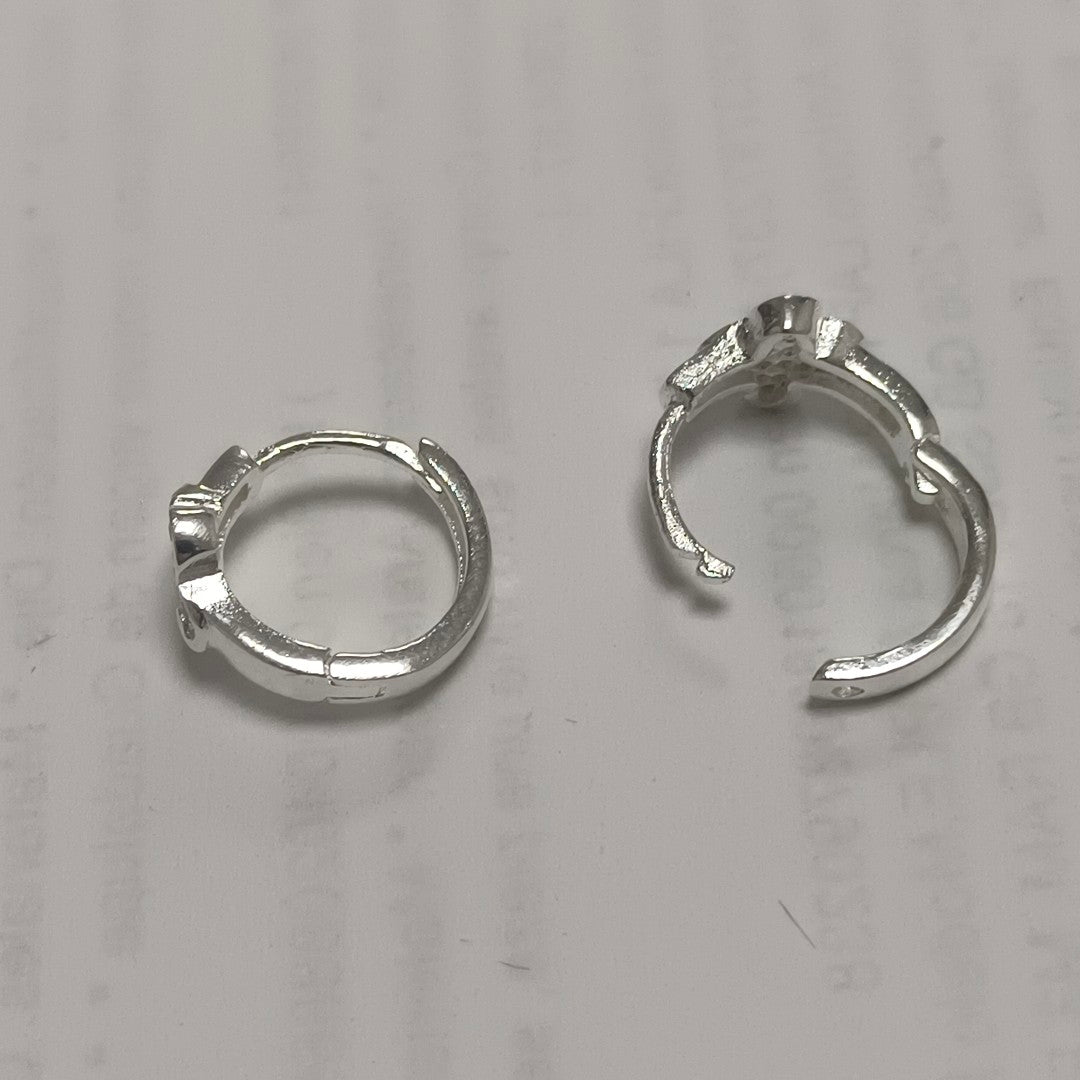 ARRACADAS C/CIRCONIAS PLATA .925 1.9 GR (NUEVO)