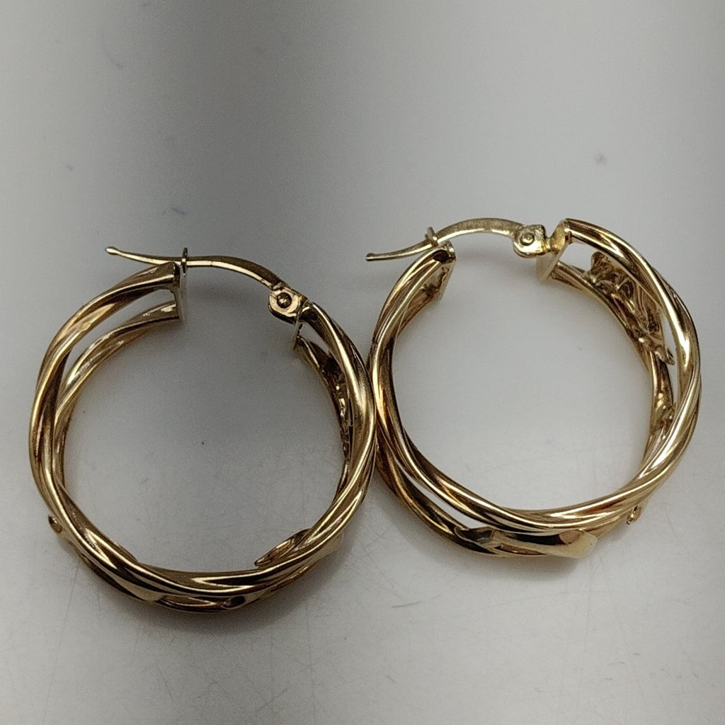 ARRACADAS PAR ORO 14 K 5.7 GRMS (SEMINUEVO)