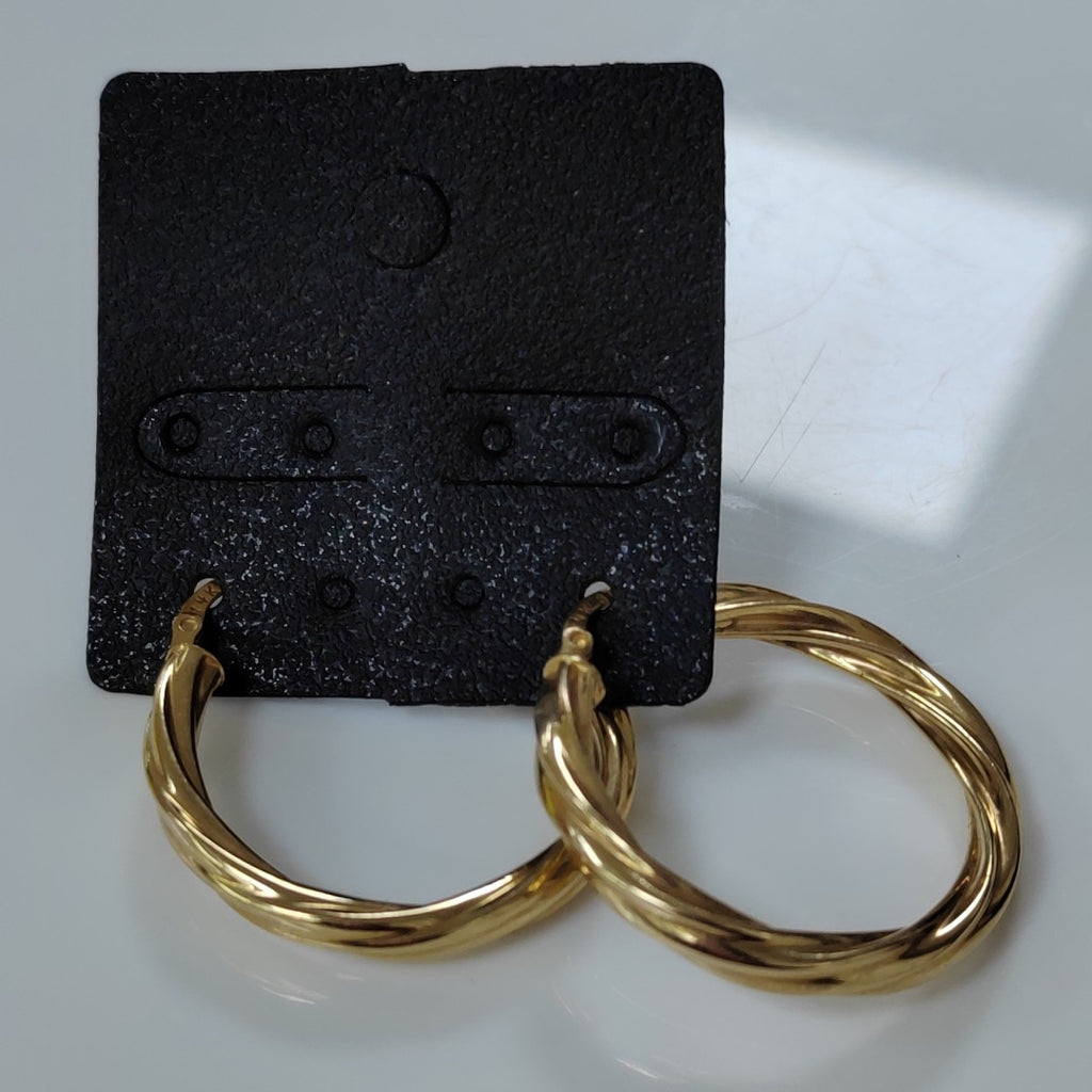 ARRACADAS PAR ORO 14 K 3,00 GRMS (SEMINUEVO)