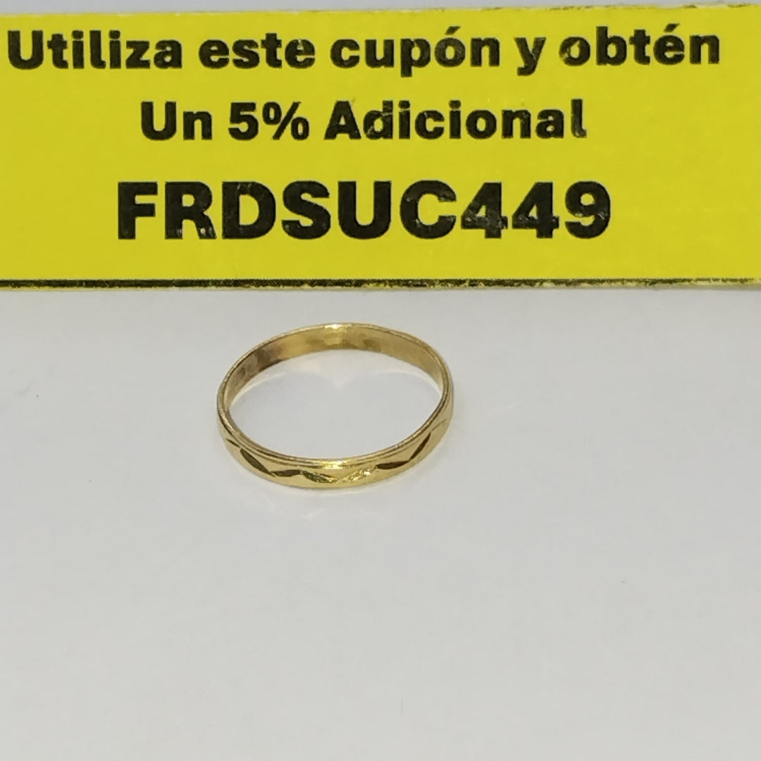 ARGOLLA ORO 14 K 0.7 GRMS (SEMINUEVO)