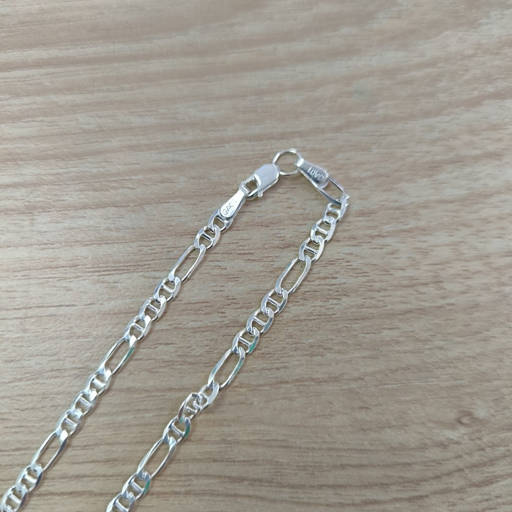 CADENA TEJIDO MARINERO PLATA .925 55 CM 7.9 GR (NUEVO)