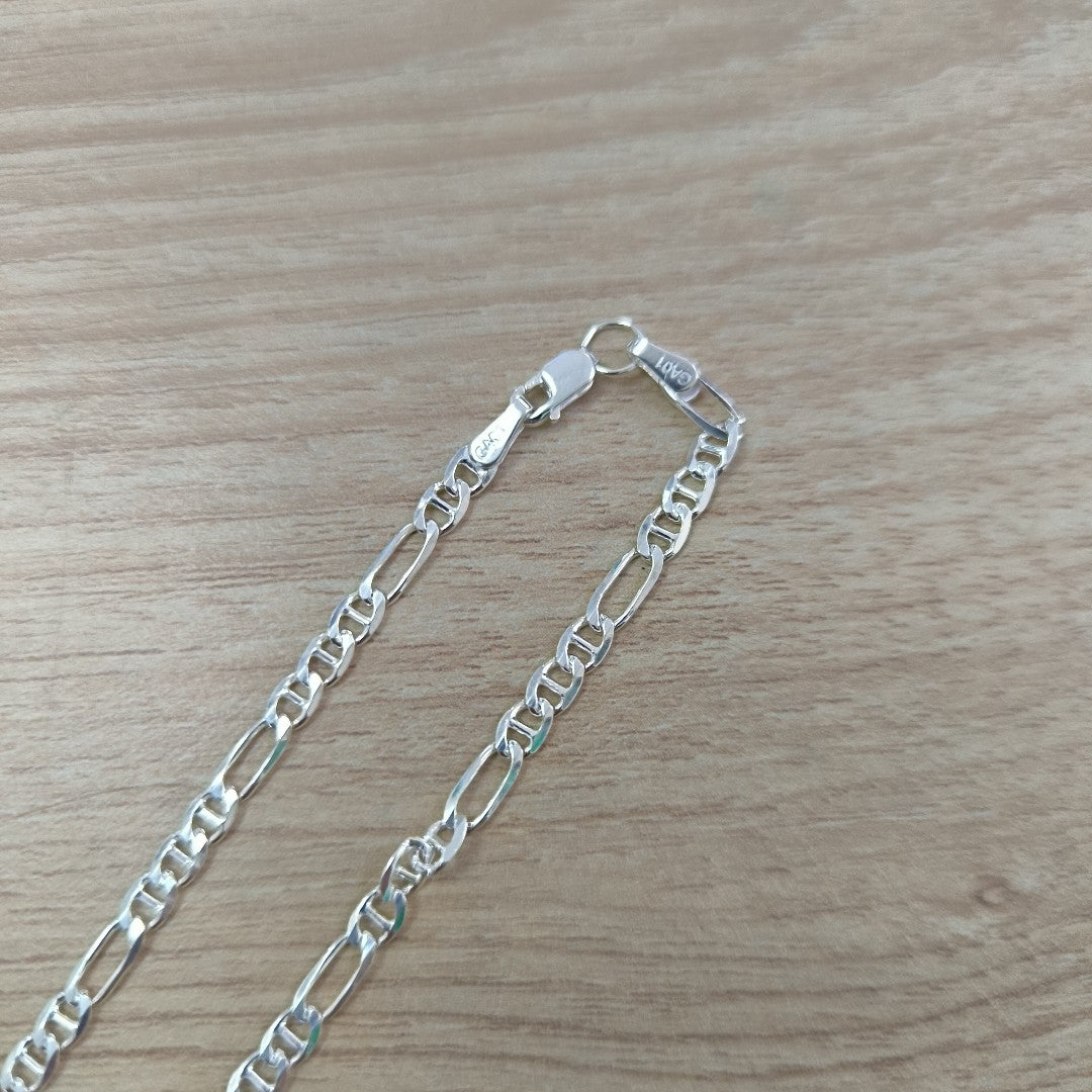 CADENA TEJIDO MARINERO PLATA .925 55 CM 7.9 GR (NUEVO)