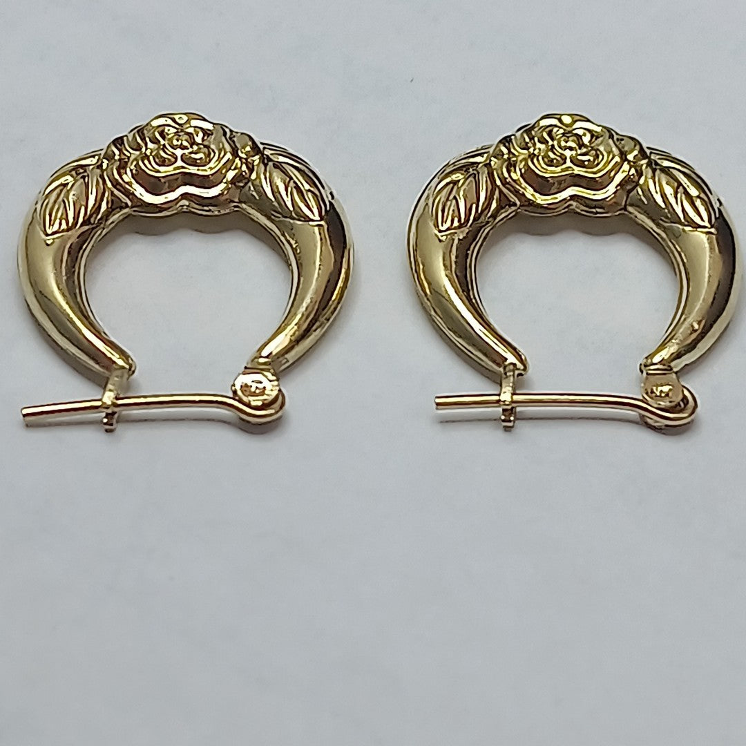 ARRACADAS PAR ORO 14 K 1.6 GRMS (SEMINUEVO)