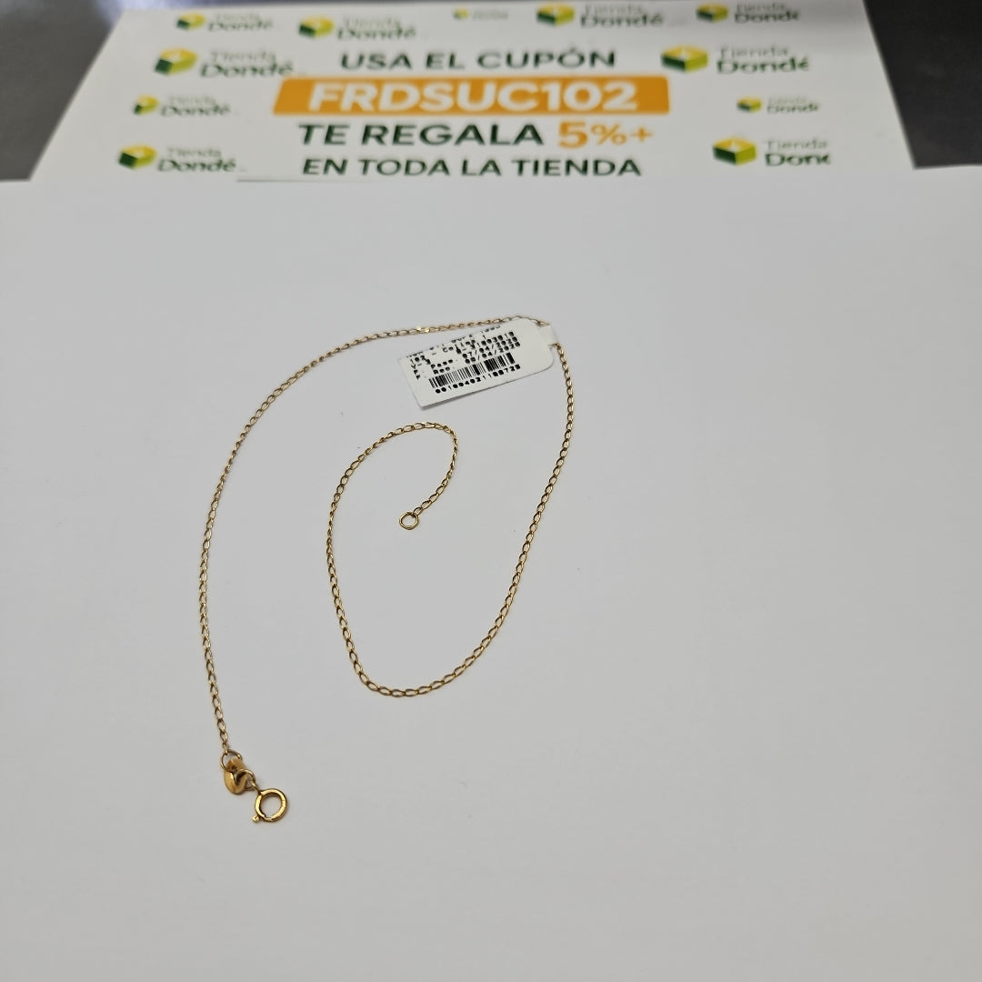 CADENA ORO 10 K 0,90 GRMS (SEMINUEVO)
