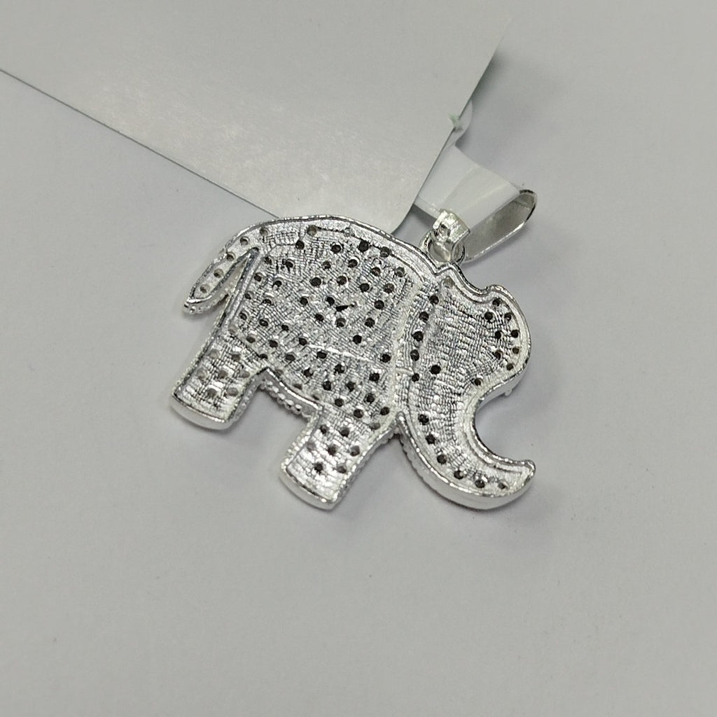 DIJE ELEFANTE C/CIRCONIAS PLATA .925 5.3 GR (NUEVO)