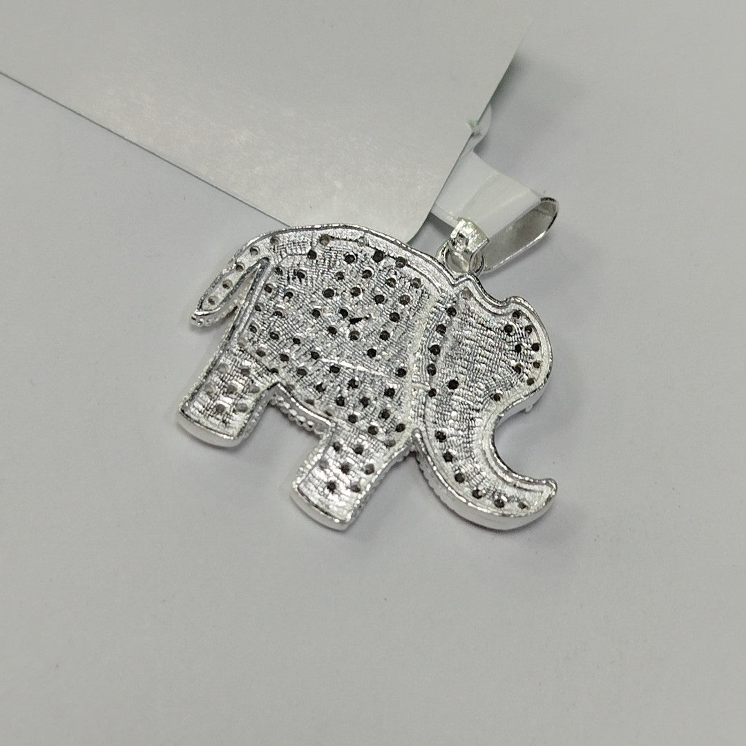 DIJE ELEFANTE C/CIRCONIAS PLATA .925 5.3 GR (NUEVO)