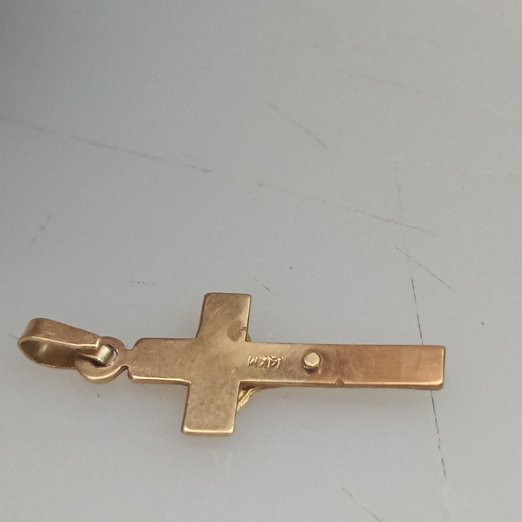 CRISTO, DIJE ORO 14 K 0.9 GRMS (SEMINUEVO)