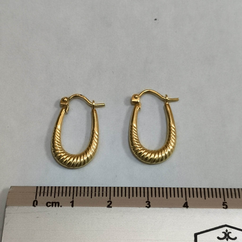 ARETES PAR ORO 14 K 1,90 GRMS (SEMINUEVO)