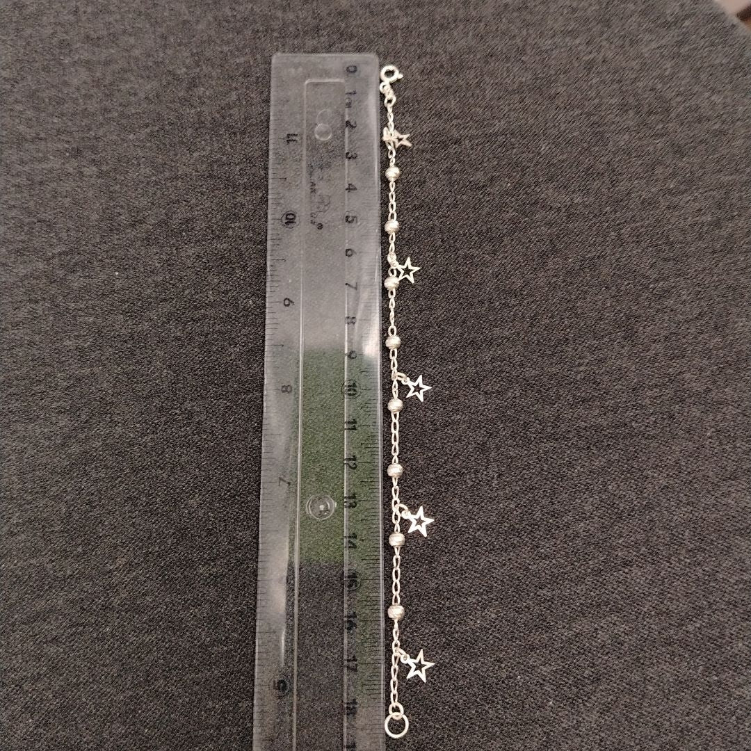 PULSERA TEJIDO ESPECIAL PLATA .925 18 CM 2.7 GR (NUEVO)