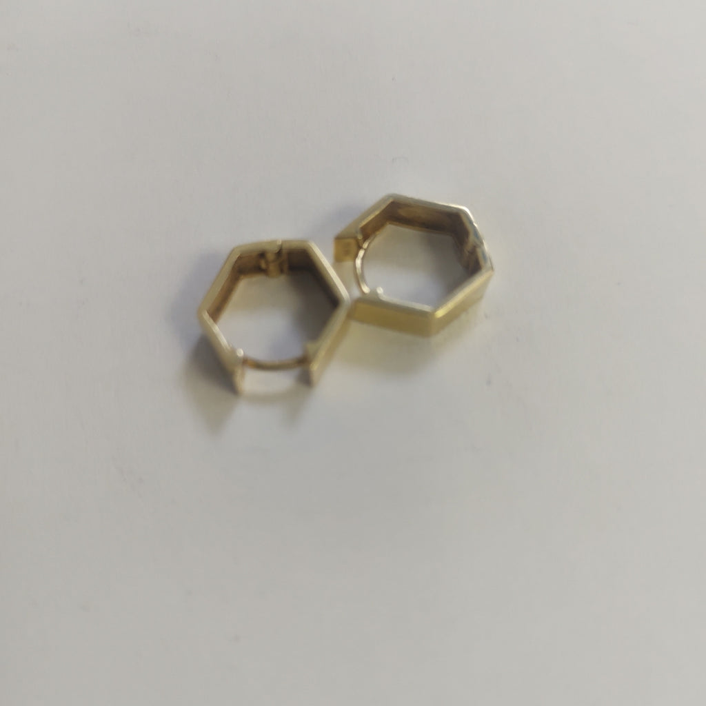 ARRACADAS PAR ORO 14 K 2.5 GRMS (SEMINUEVO)