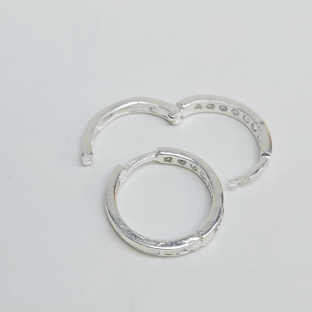 ARRACADAS C/CIRCONIAS PLATA .925 2.1 GR (NUEVO)