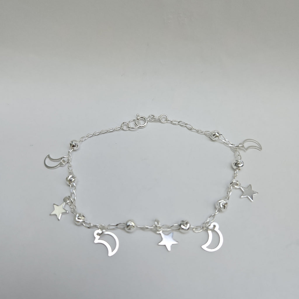 PULSERA TEJIDO TEJIDO ESPECIAL PLATA .925 18 CM 3.1 GR (NUEVO)