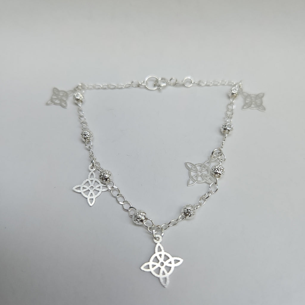 PULSERA TEJIDO ESPECIAL PLATA .925 18 CM 3.3 GR (NUEVO)