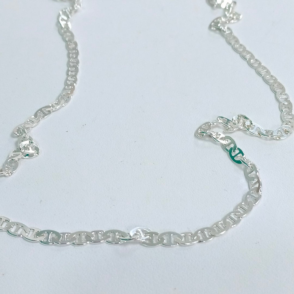 CADENA TEJIDO GUCHI PLATA .925 55 CM 12.7 GR (NUEVO)