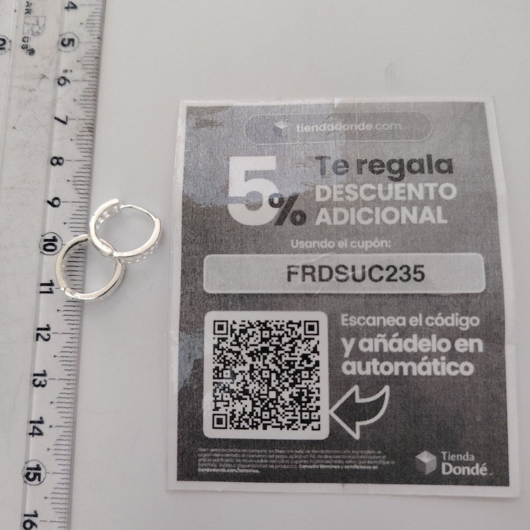 ARRACADAS PLATA .925 2.5 GR (NUEVO)