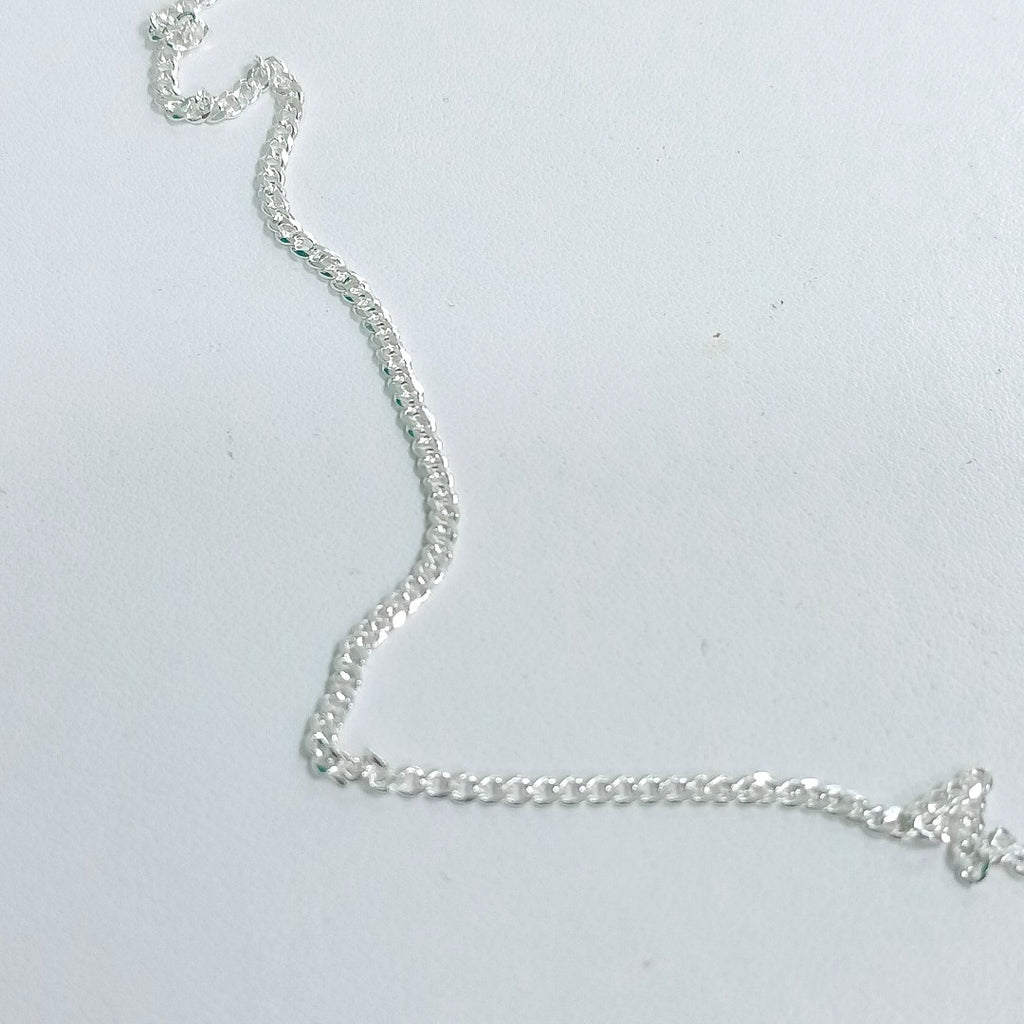 CADENA TEJIDO BARBADO PLATA .925 55 CM 5.4 GR (NUEVO)