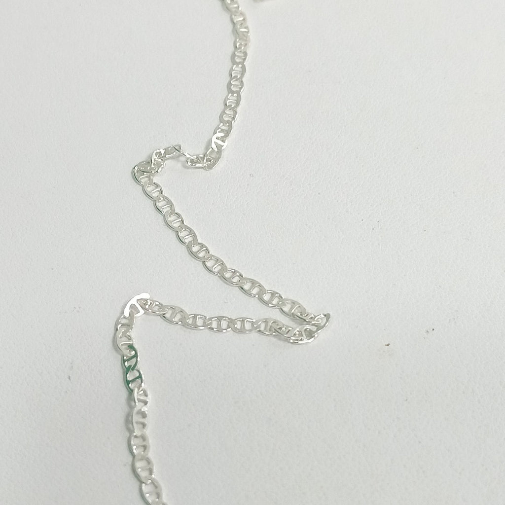 CADENA TEJIDO GUCHI PLATA .925 60 CM 3.9 GR (NUEVO)