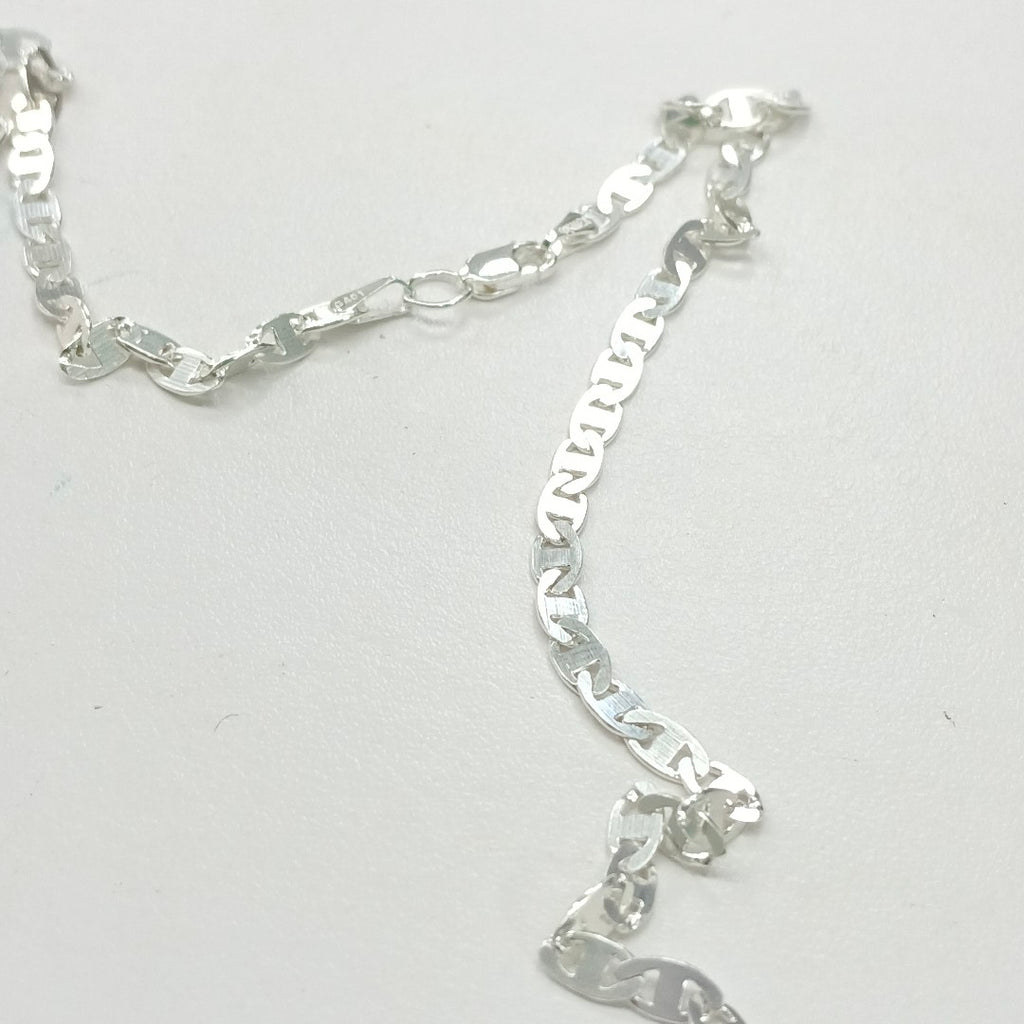 CADENA TEJIDO GUCHI PLATA .925 60 CM 9.8 GR (NUEVO)