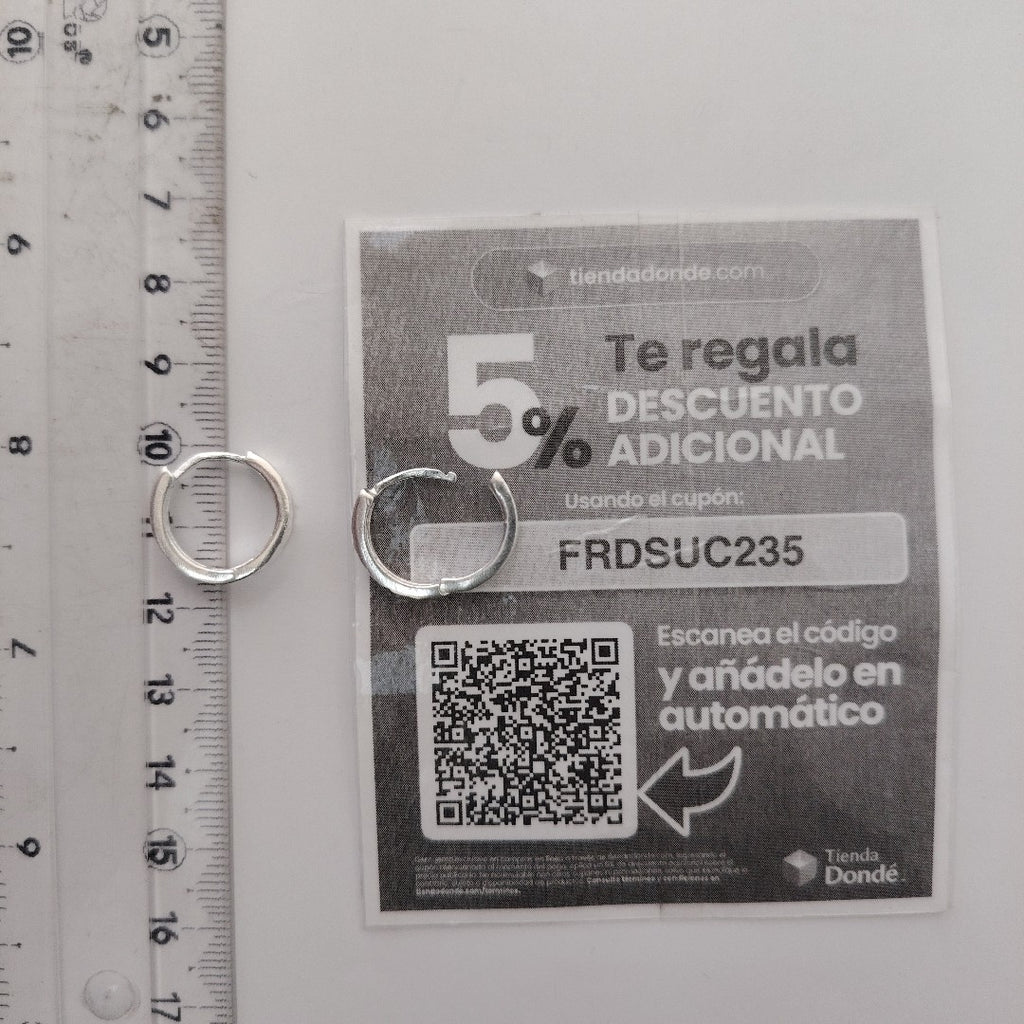ARRACADAS LABRADAS PLATA .925 3.2 GR (NUEVO)