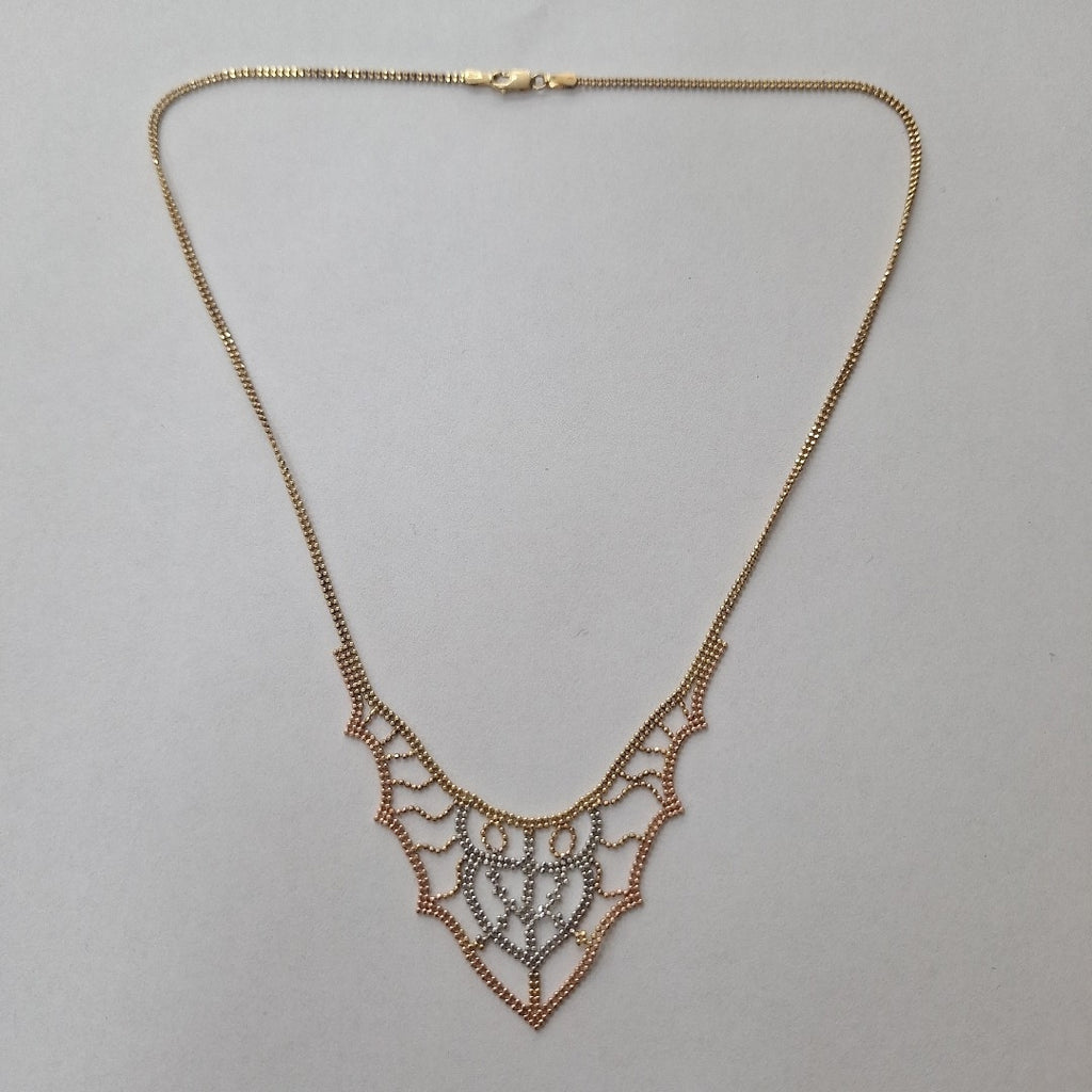 GARGANTILLA ORO,ORO COMBINADO 10 K 5,40 GRMS (SEMINUEVO)