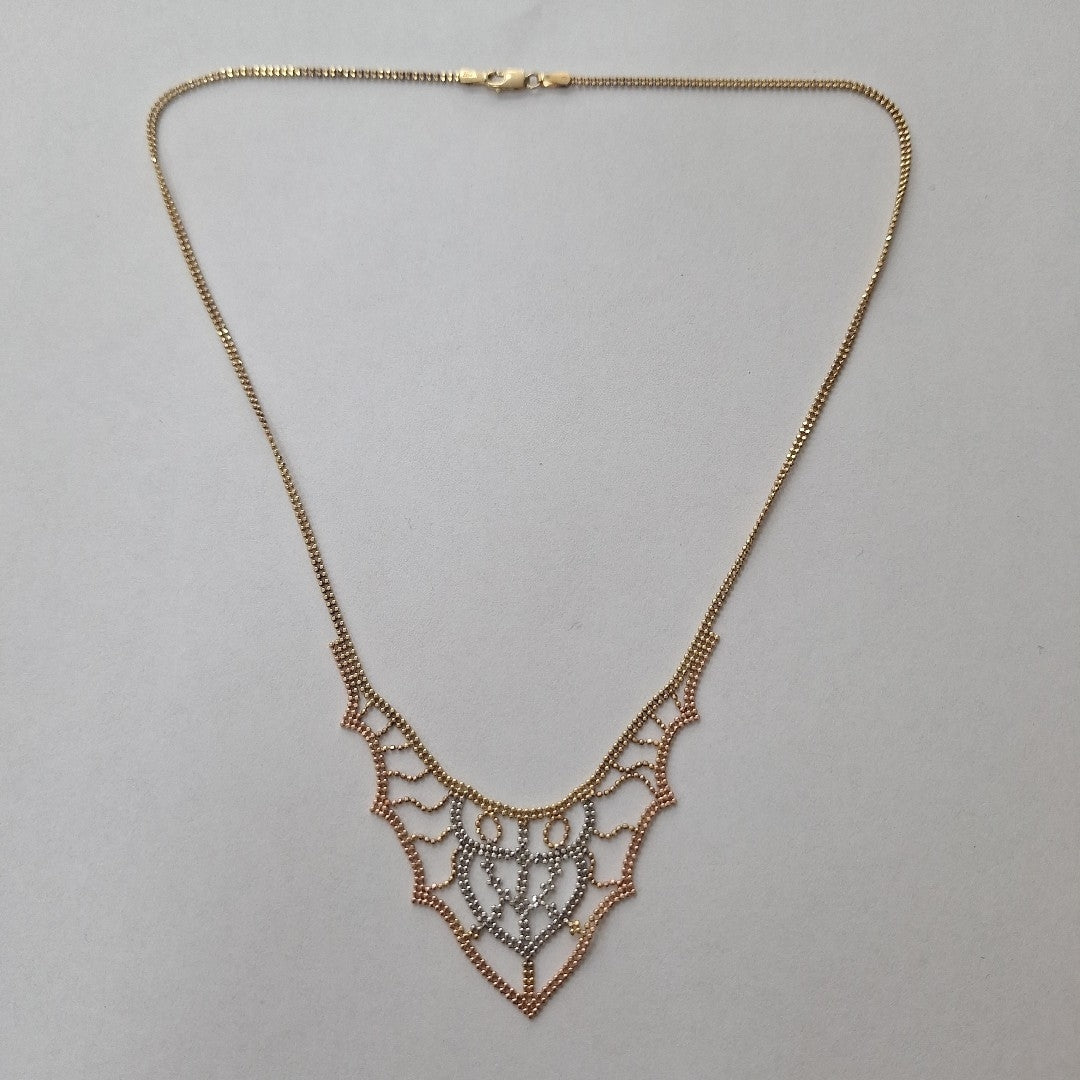 GARGANTILLA ORO,ORO COMBINADO 10 K 5,40 GRMS (SEMINUEVO)