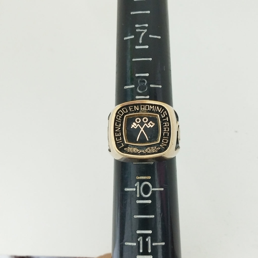 ANILLO CONMEMORATIVO ORO 8 K 16,60 GRMS (SEMINUEVO)